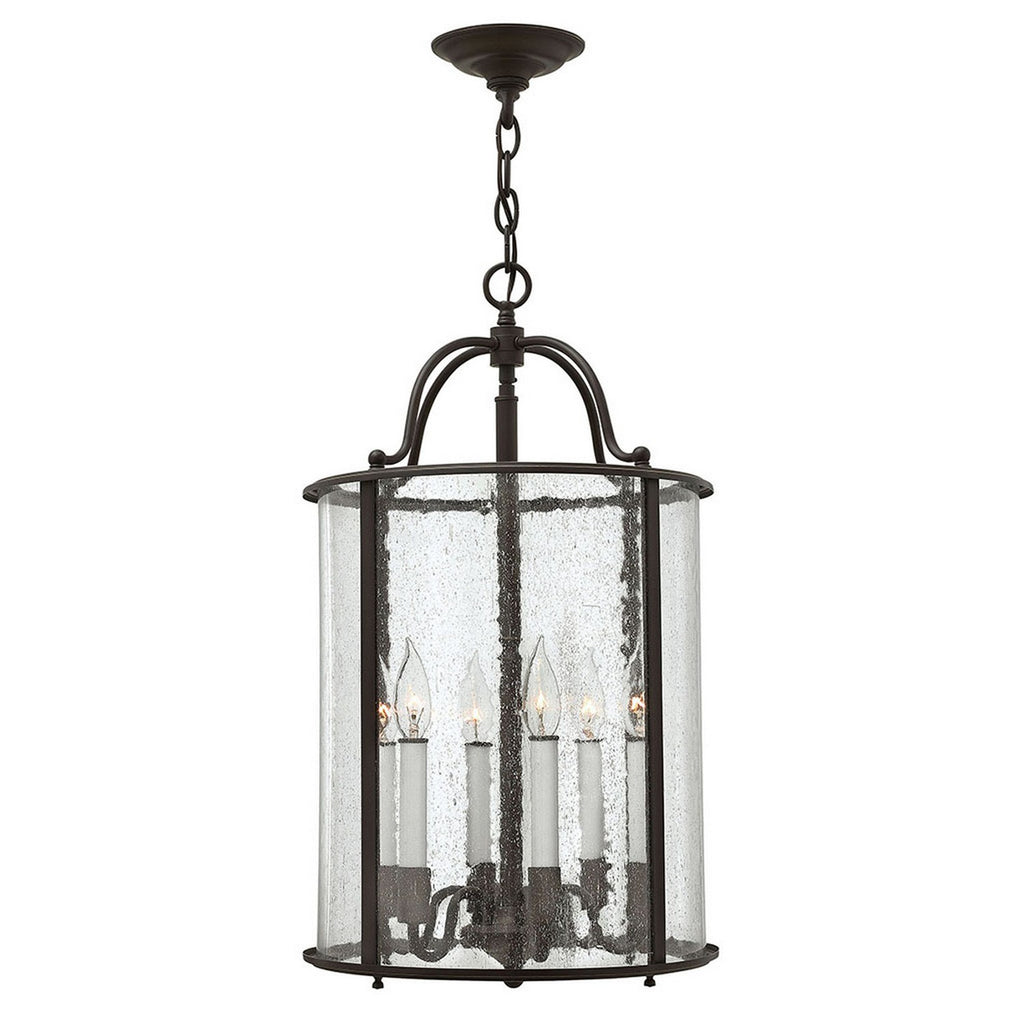 3478OB Gentry 6 Light Lantern Pendant | Main Image