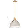 3487LTP Argo 1 Light Pendant|Dimensions Image