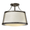 3521AN Charlotte 1 Light Semi-Flush Mount|Main Image