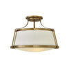 3522BC Charlotte 3 Light Semi-Flush Mount|Main Image