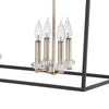 3534BK Stinson 8 Light Industrial Chandelier | Alternate Image