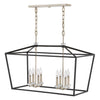 3534BK Stinson 8 Light Industrial Chandelier Main Image