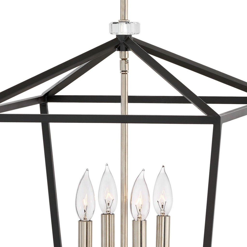 3535BK Stinson 4 Light Industrial Chandelier | Alternate Image