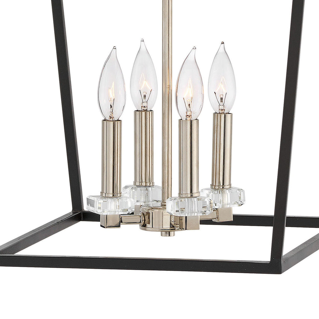 3535BK Stinson 4 Light Industrial Chandelier | Alternate Image