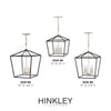 3535BK Stinson 4 Light Industrial Chandelier | Alternate Image