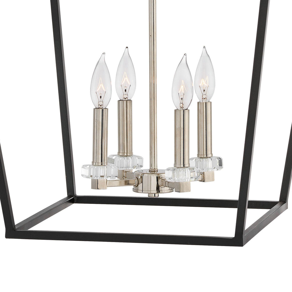 3536BK Stinson 4 Light Industrial Chandelier | Alternate Image