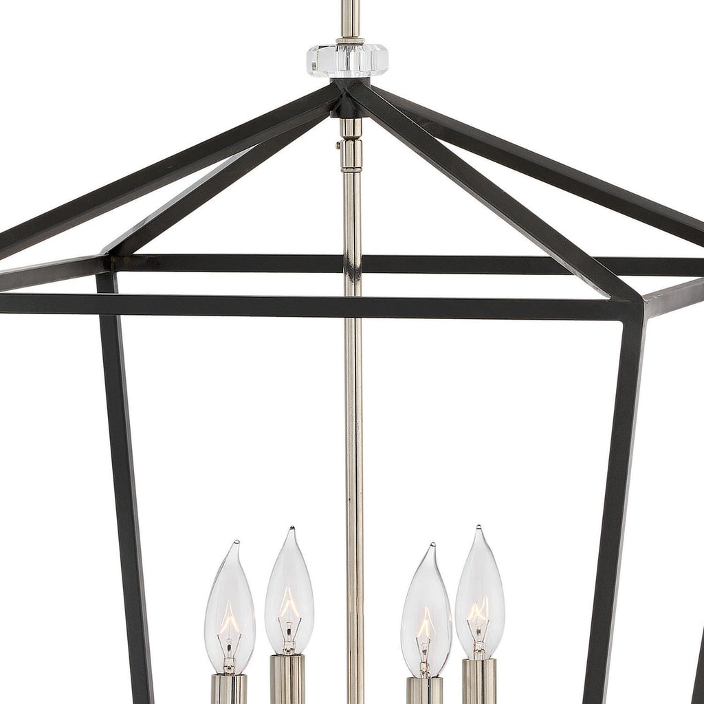 3536BK Stinson 4 Light Industrial Chandelier | Alternate Image