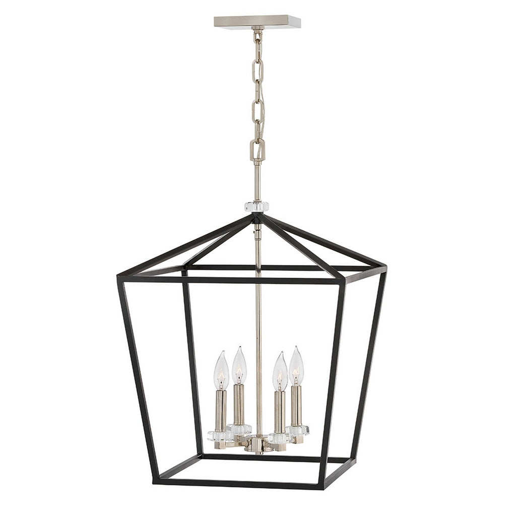 3536BK Stinson 4 Light Industrial Chandelier Main Image