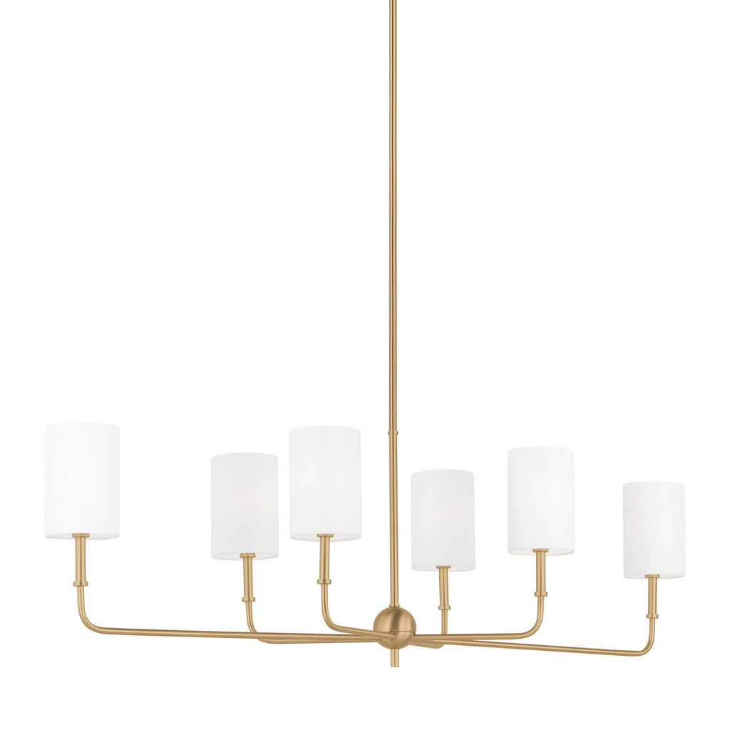 3609306-848 Foxdale 6 Light Chandelier | Alternate Image