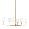 3609306EN-848 Foxdale LED 6 Light Chandelier | Alternate Image