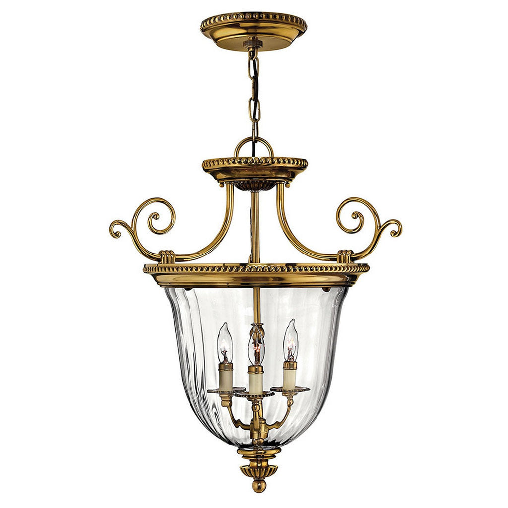 3613BB Cambridge 3 Light Lantern Pendant|Main Image