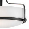 3641BK Harper 3 Light Semi-Flush Mount|Alternate Image