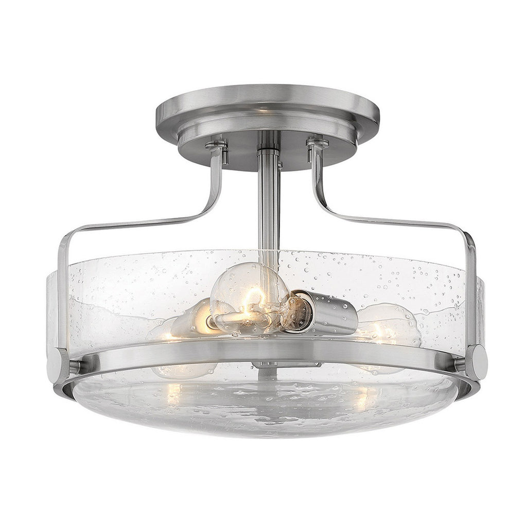 3641BN-CS Harper 3 Light Semi-Flush Mount|Main Image