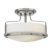 3641BN Harper 3 Light Semi-Flush Mount|Main Image