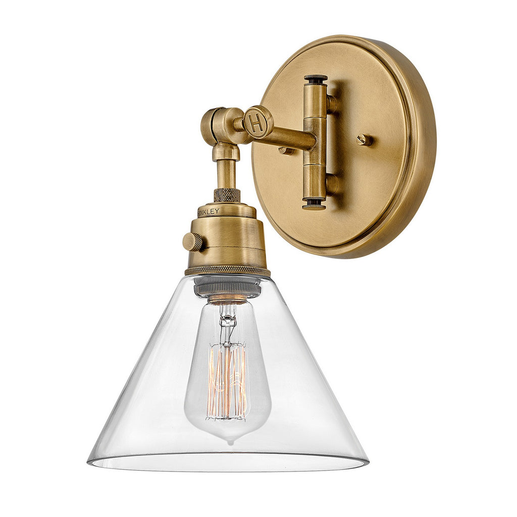 3691BK Arti 1 Light Industrial Sconce Main Image