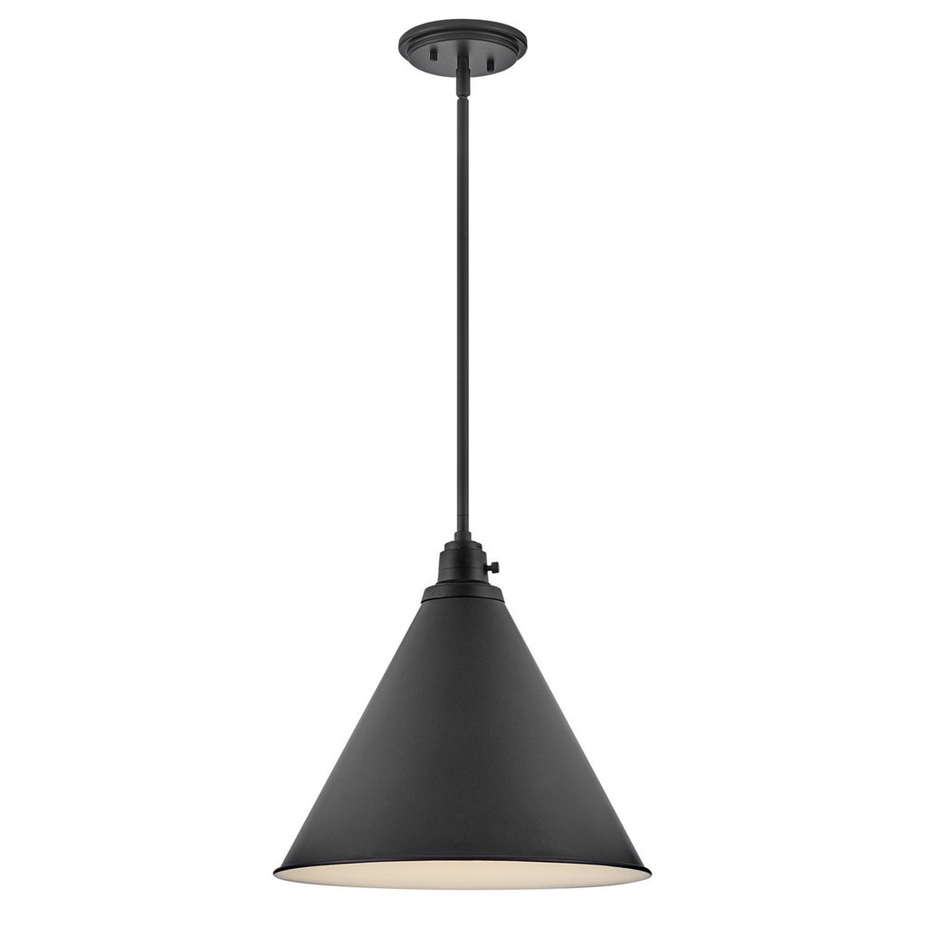 3694BK Arti 1 Light Industrial Pendant Main Image