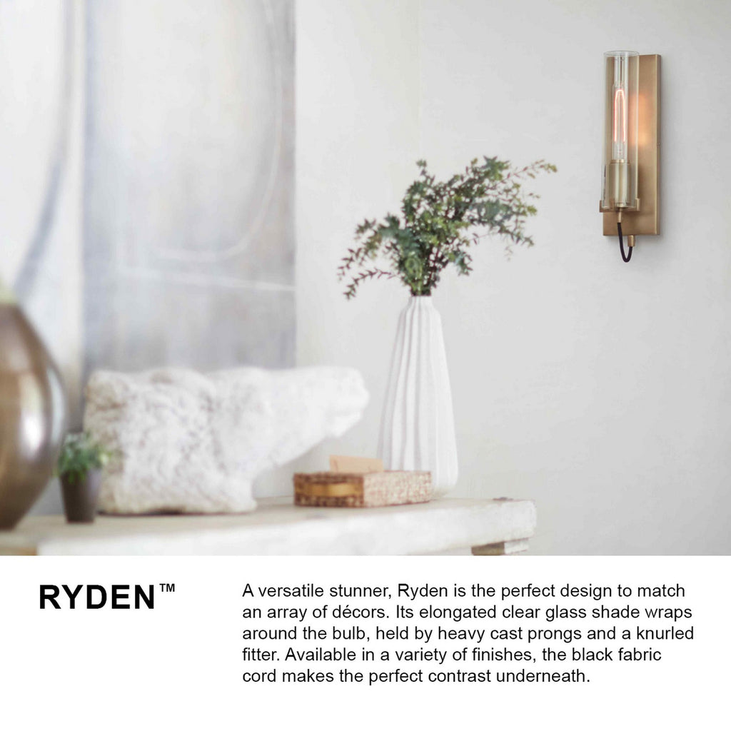 37850BK Ryden 1 Light Industrial Sconce | Alternate Image