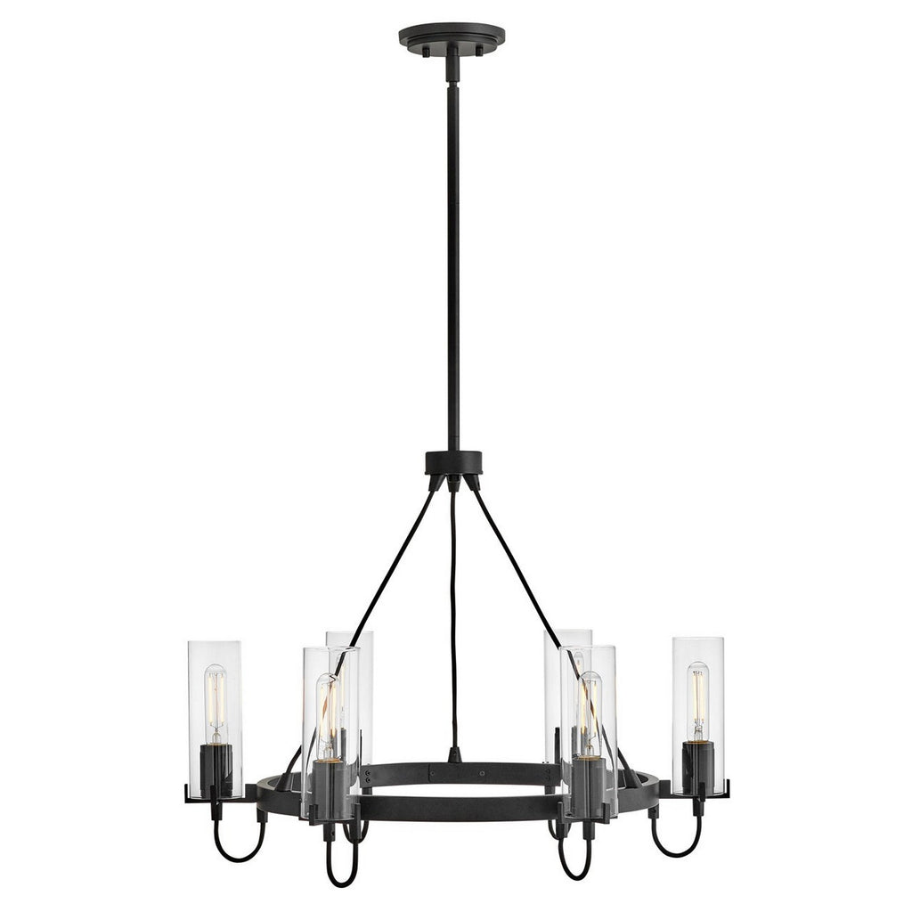 37855BK Ryden 6 Light Chandelier|Main Image