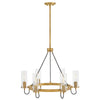 37855HB Ryden 6 Light Chandelier|Alternate Image