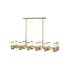 38108HB Reeve 12 Light Linear Chandelier|Main Image