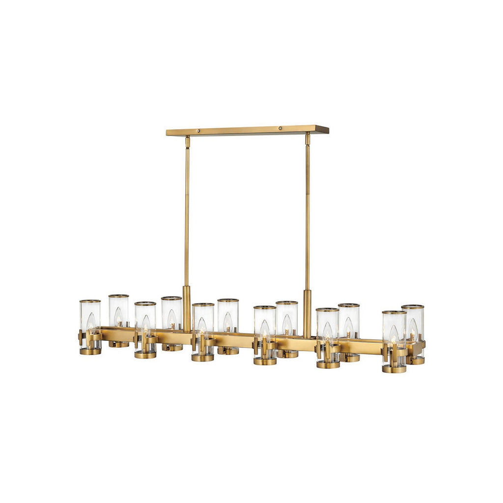 38108HB Reeve 12 Light Linear Chandelier|Main Image