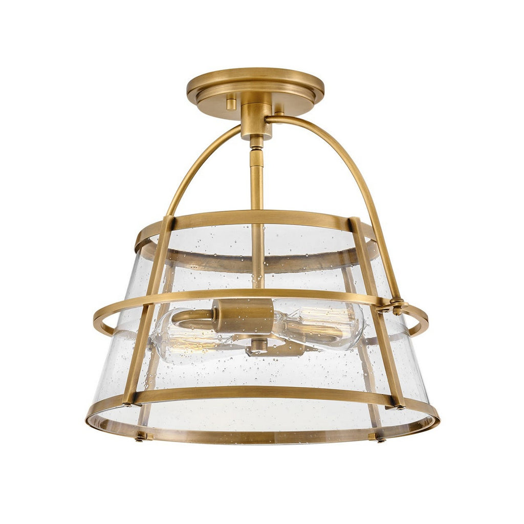 38111HB-HB Tournon 2 Light Semi-Flush Mount|Main Image