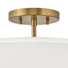 38893BK Graham 3 Light Transitional Semi-Flush Mount | Alternate Image