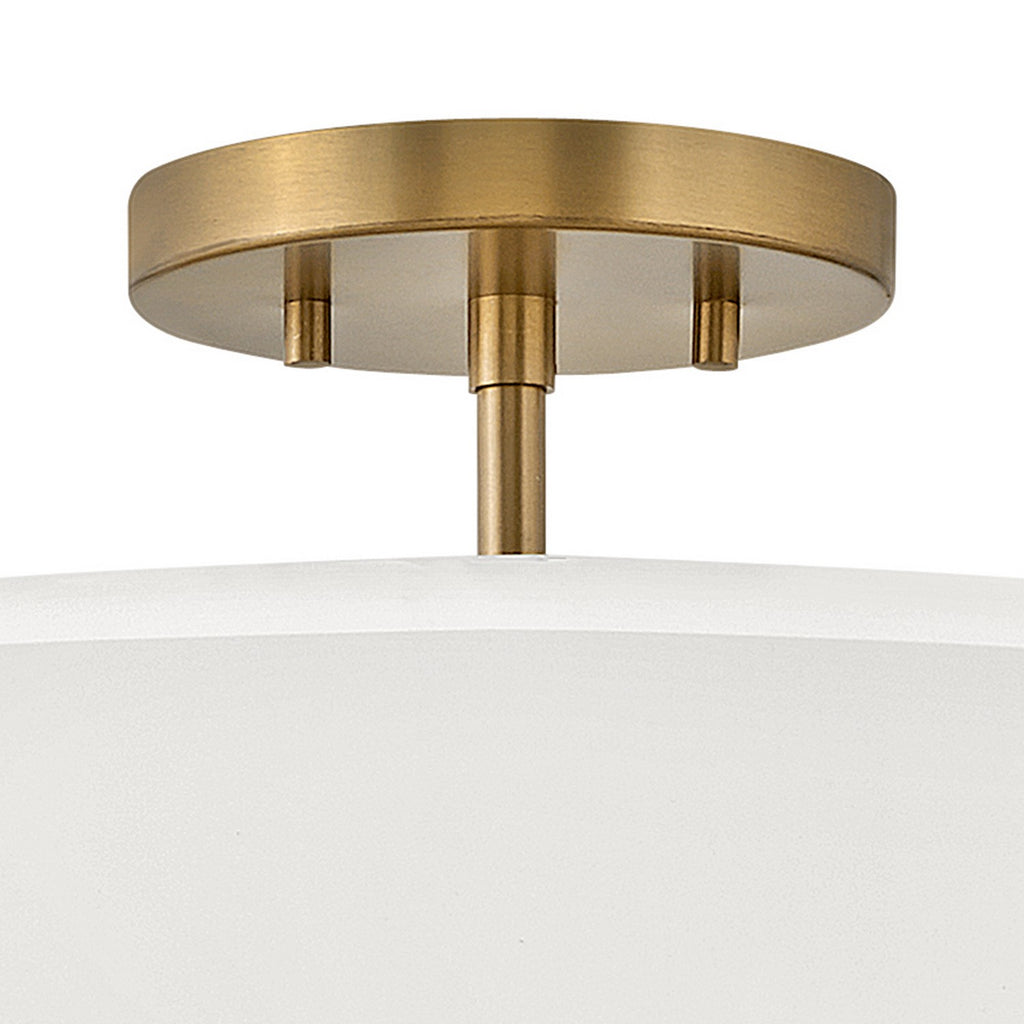 38893BK Graham 3 Light Transitional Semi-Flush Mount | Alternate Image