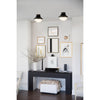 39053BK Oliver 3 Light Industrial Flush Mount | Alternate Image