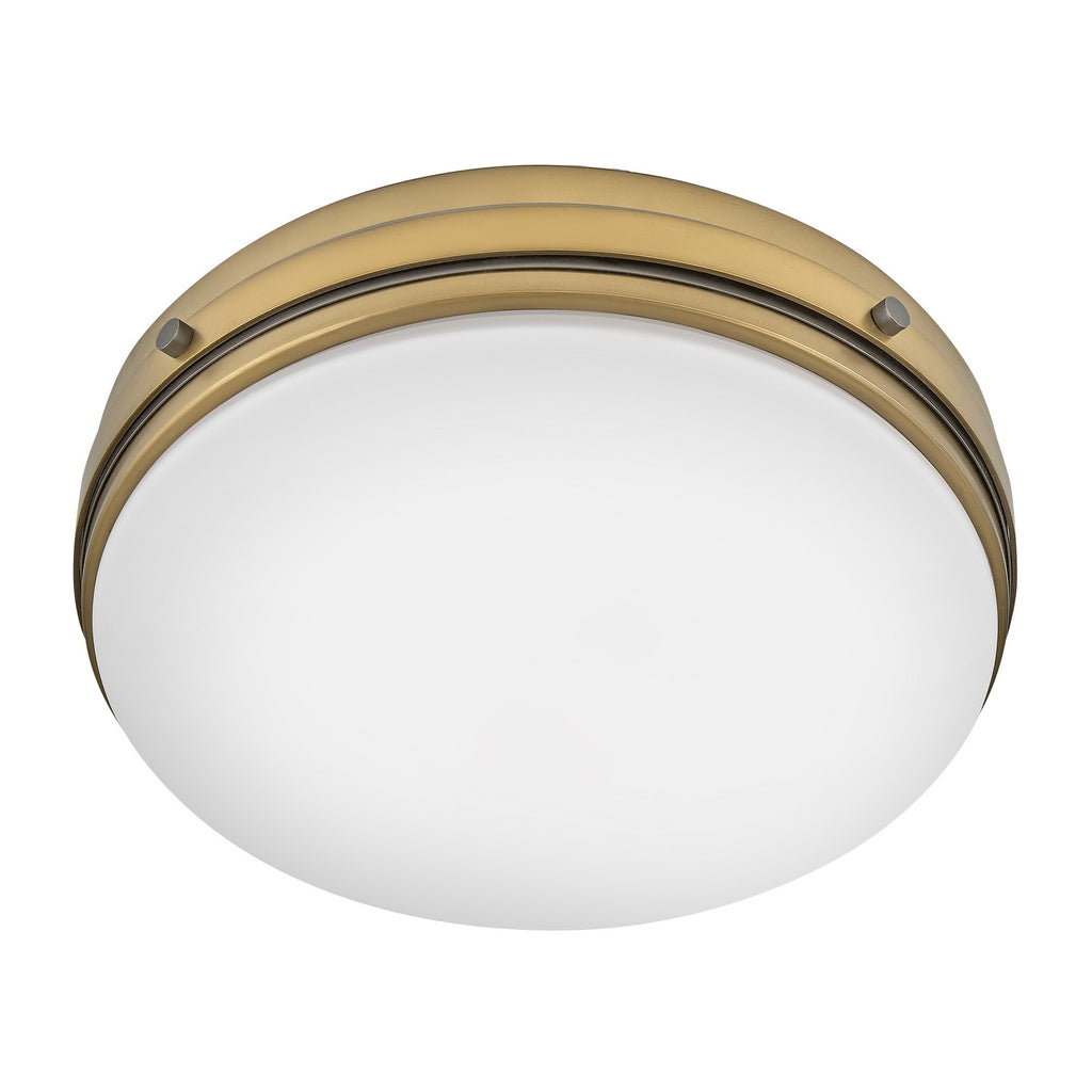 39053BK Oliver 3 Light Industrial Flush Mount | Alternate Image