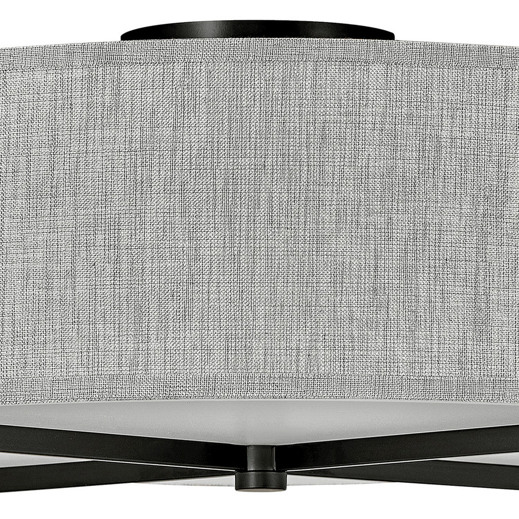 41709BK Axis Heathered Gray 4 Light Industrial Semi-Flush Mount | Alternate Image