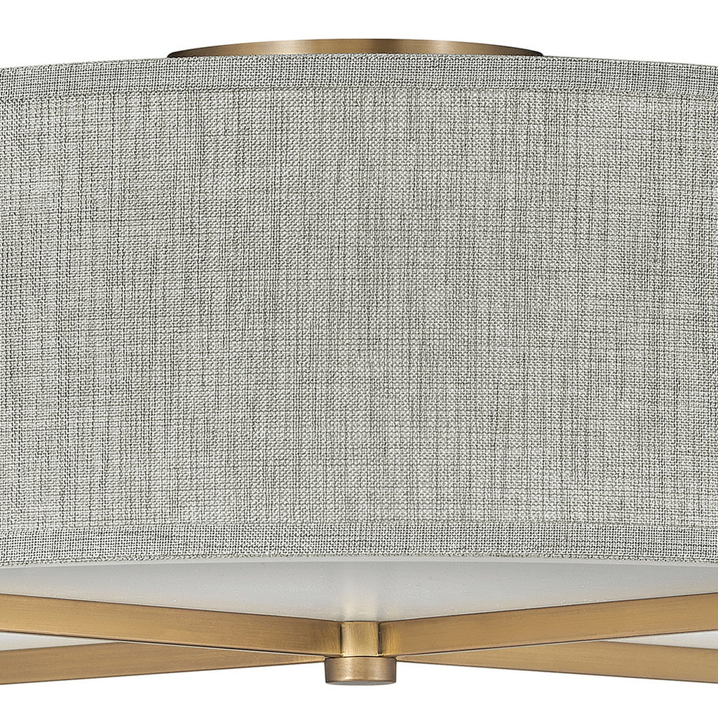 41709BK Axis Heathered Gray 4 Light Industrial Semi-Flush Mount | Alternate Image