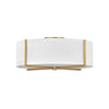 41710HB Axis Off White 4 Light Semi-Flush Mount|Main Image