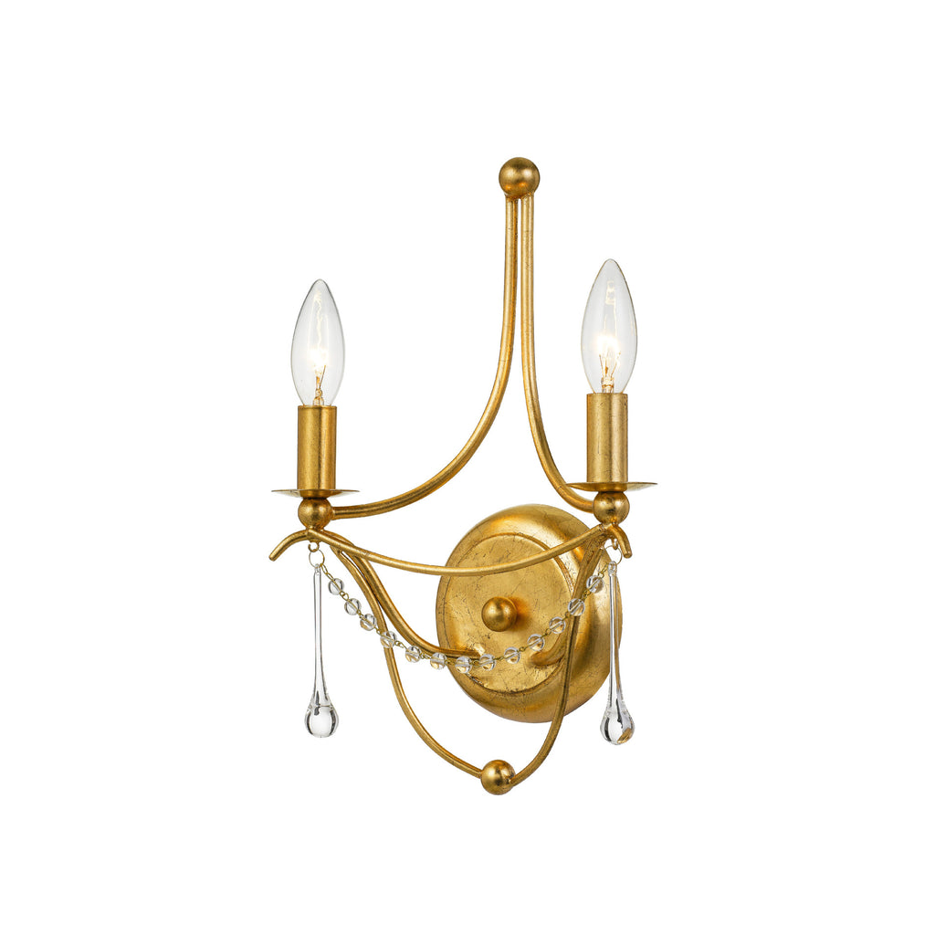 Crystorama Metro 10'' Sconce in Antique Gold - Additional View