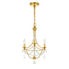 Crystorama Metro 15.5'' Chandelier in Antique Gold - Additional View