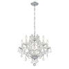 Crystorama Maria Theresa 20'' Chandelier in Polished Chrome - Additional View