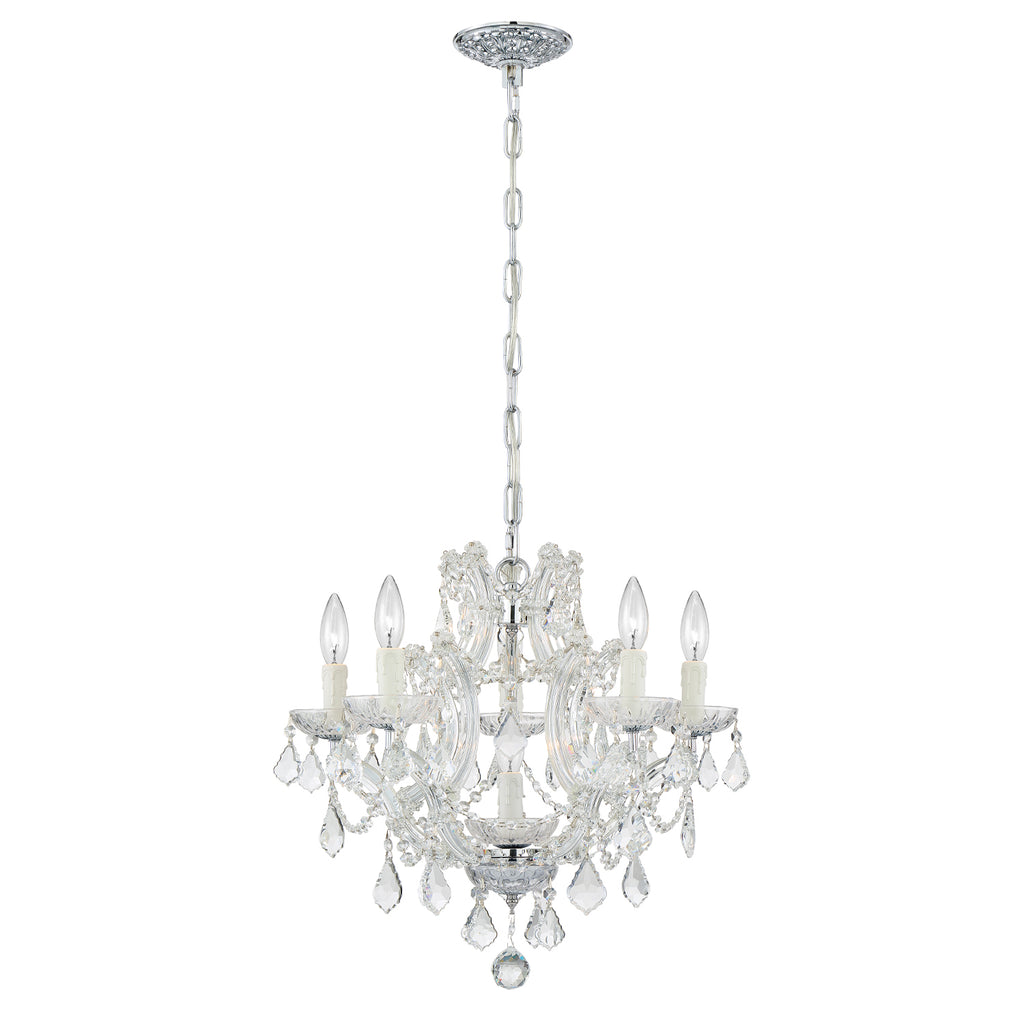 Crystorama Maria Theresa 20'' Chandelier in Polished Chrome - Additional View
