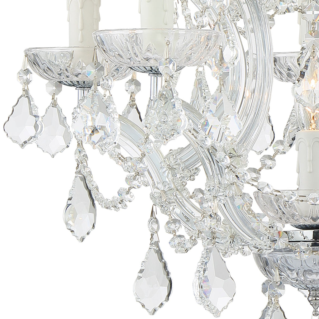 4405-CH-CL-MWP Maria Theresa 6 Light Chandelier | Alternate Image