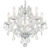 4405-CH-CL-MWP Maria Theresa 6 Light Chandelier | Alternate Image