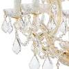 4405-GD-CL-MWP Maria Theresa 6 Light Chandelier | Alternate Image