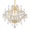 4405-GD-CL-MWP Maria Theresa 6 Light Chandelier | Alternate Image