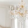 Crystorama Maria Theresa 26'' Chandelier in Gold - Lifestyle View