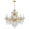 Crystorama Maria Theresa 28'' Chandelier in Gold - Additional View