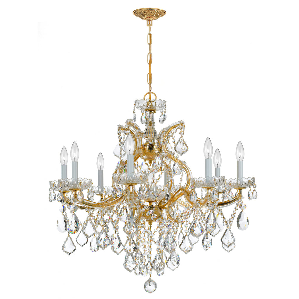 Crystorama Maria Theresa 28'' Chandelier in Gold - Additional View