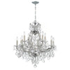 Crystorama Maria Theresa 28'' Chandelier in Polished Chrome - Additional View