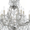 Crystorama Maria Theresa 28'' Chandelier in Polished Chrome - Additional View