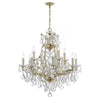 4412-GD-CL-MWP Maria Theresa 13 Light Chandelier | Alternate Image