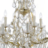 4412-GD-CL-MWP Maria Theresa 13 Light Chandelier | Alternate Image