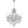 Crystorama Maria Theresa 28'' Chandelier in Polished Chrome - Additional View