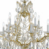 Crystorama Maria Theresa 28'' Chandelier in Gold - Additional View